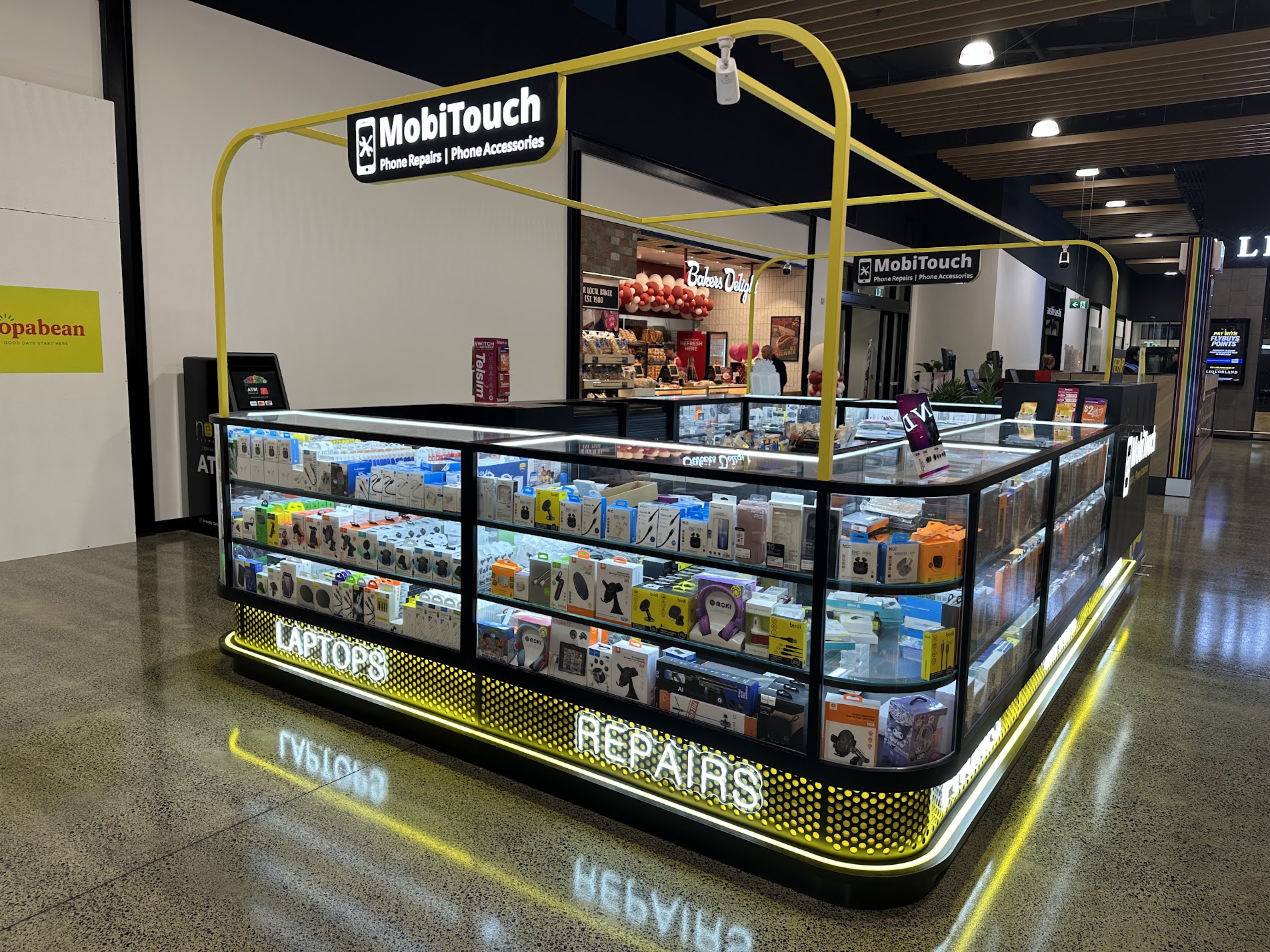 MobiTouch kiosk — Phone Repairs & Accessories